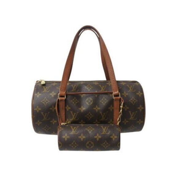 Louis Vuitton Handbags - Louis Vuitton Papillon Monogram Canvas Handbag Cylindrical Brown